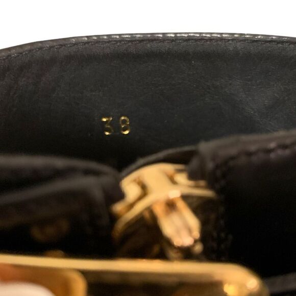 ❤️SOLD❤️🍀BURBERRY Scarcroft 50 Buckle-Accented Boots Size: IT 38 - Picture 6 of 8